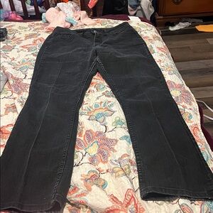 Riders by Lee Black Denim Jeans Women's Sz 10P Stretch 130N480